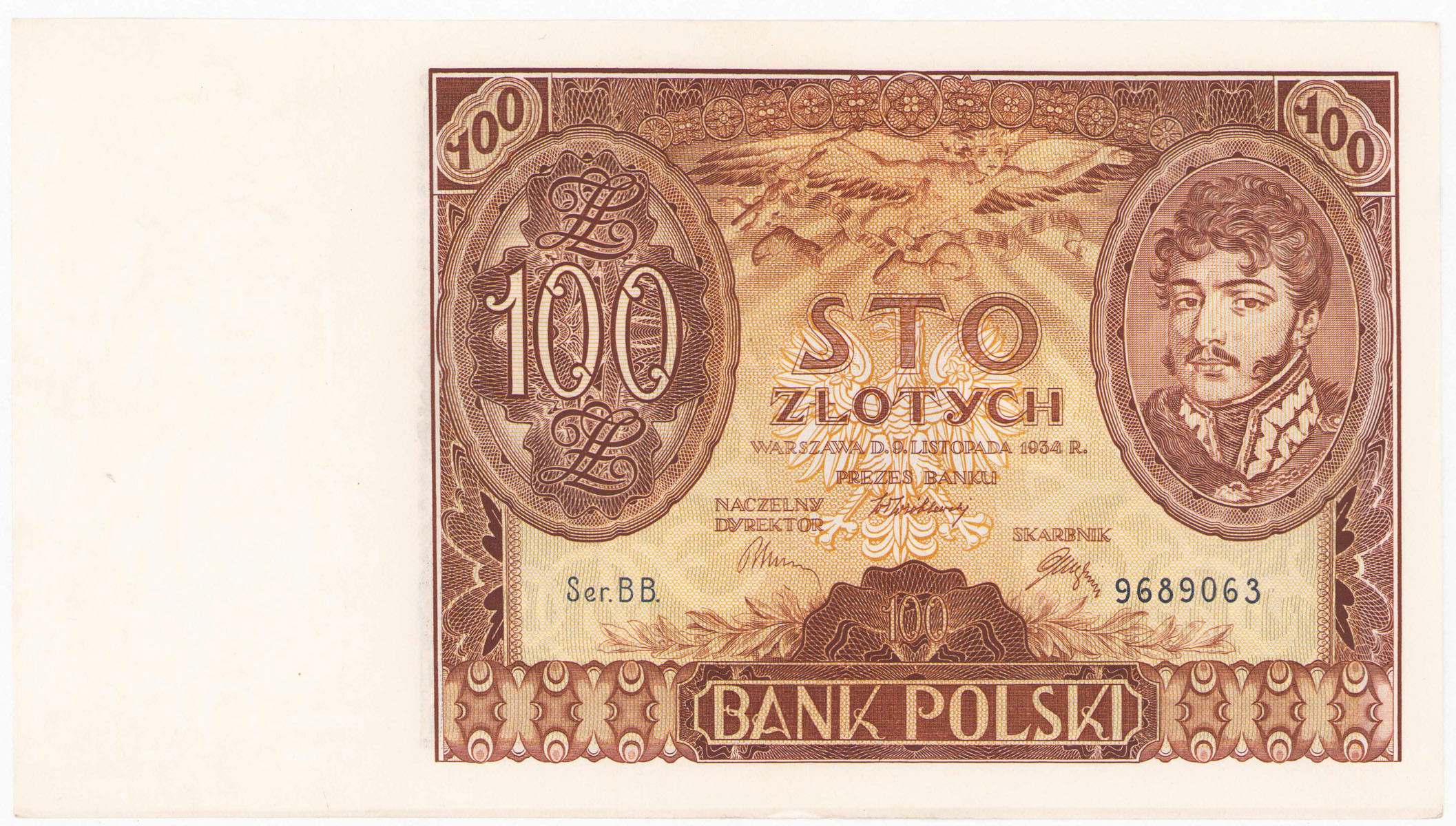 100 złotych 1934 - seria BB